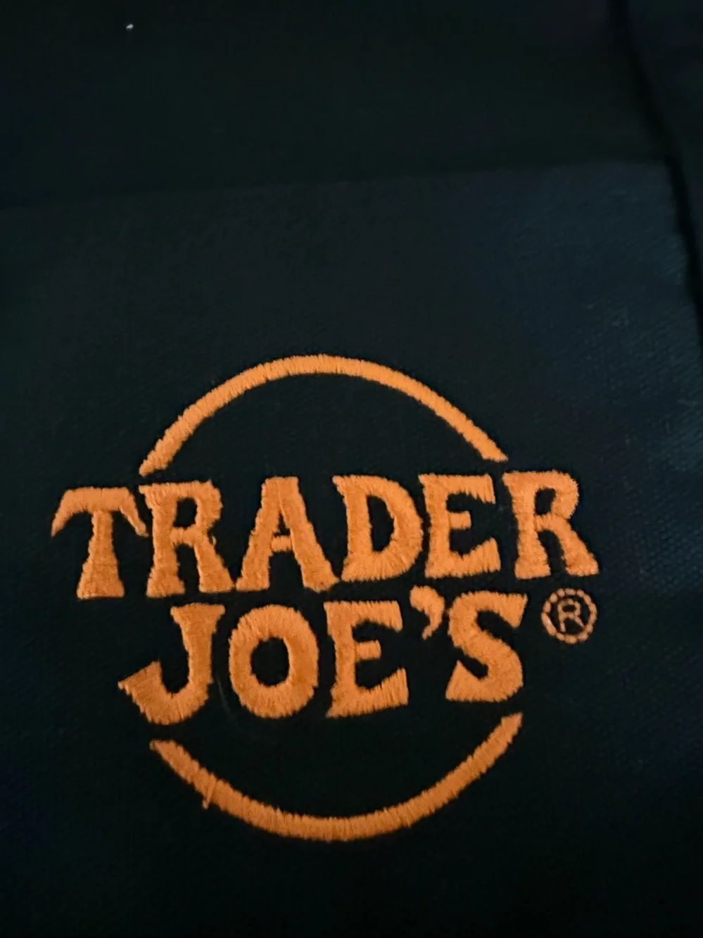 Trader JoeS black canvas